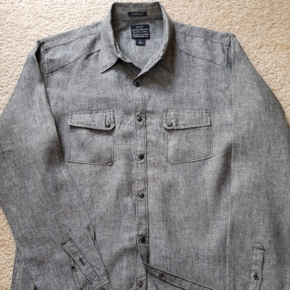 Lucky Brand Men's Black Label Shirt